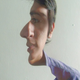Illustration for article titled These Pictures of People with Half-Faced Illusions Are Twisting My Brain